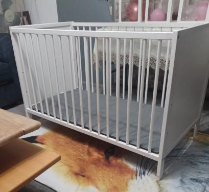 Babybedje met matras 60×120 cm