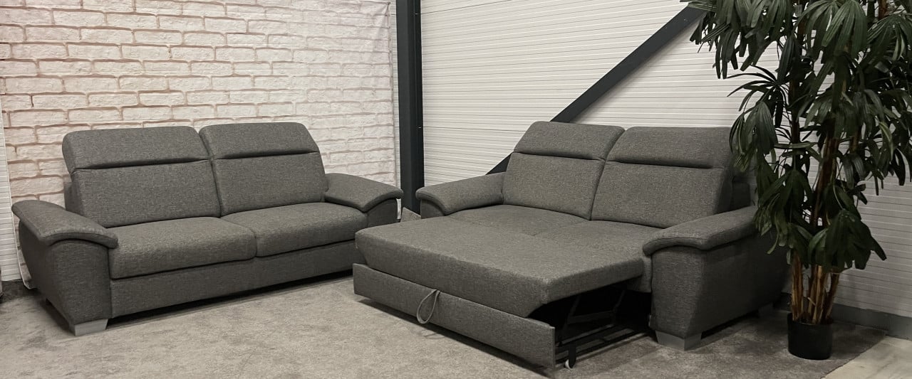 GRATIS LEVERING HEEL NL Design Henders & Hazel 2x 3zits Stoffen Bankstel