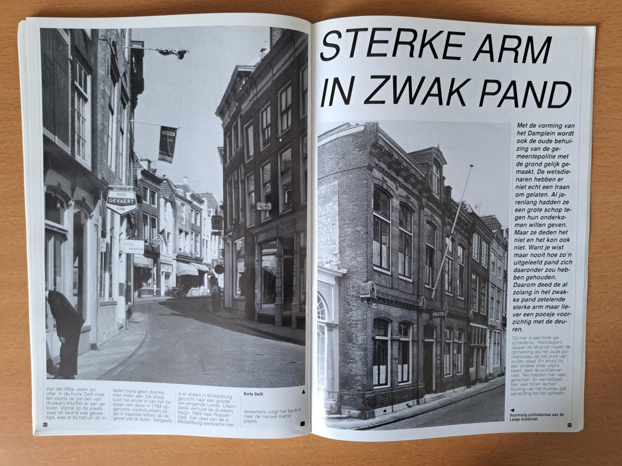 Mondvol Middelburg - Nostalgische aantekeningen bij een veranderd stadsbeel