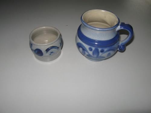 Mosterdpotje + kannetje