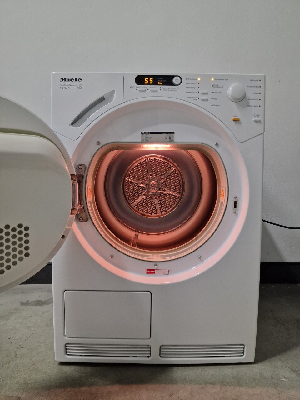 Miele T 7744 C Condensdroger 6 kg.