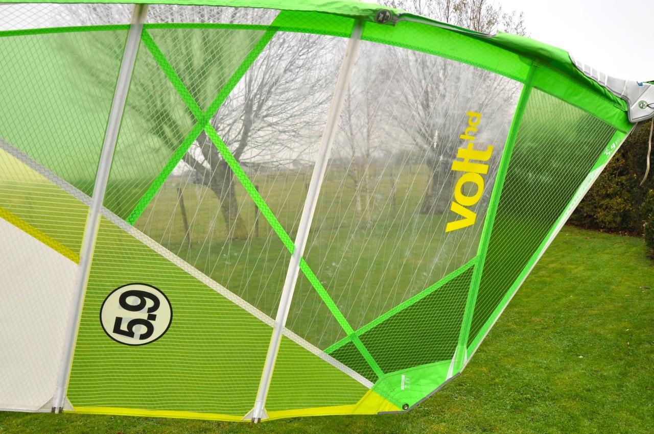 5.9m2 NorthSails VoltHD zeil (+ evt 430 RDM mast, verlenger)
