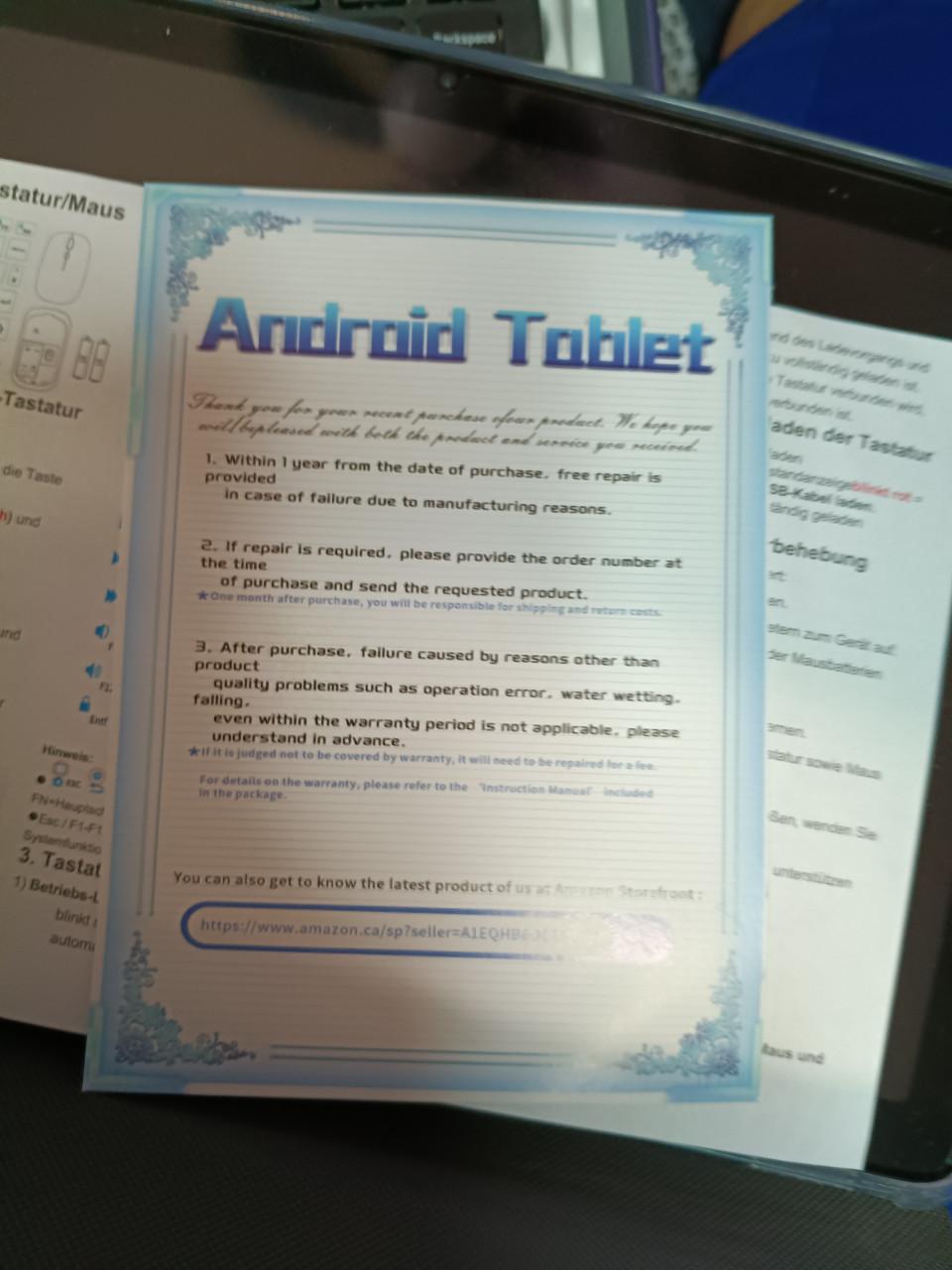 Te koop tablet