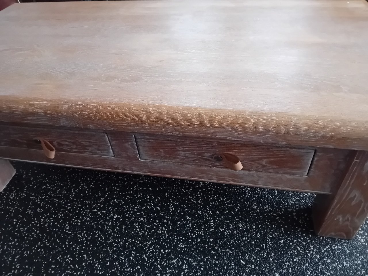 Wollen vloerkleed in combinatie met...
