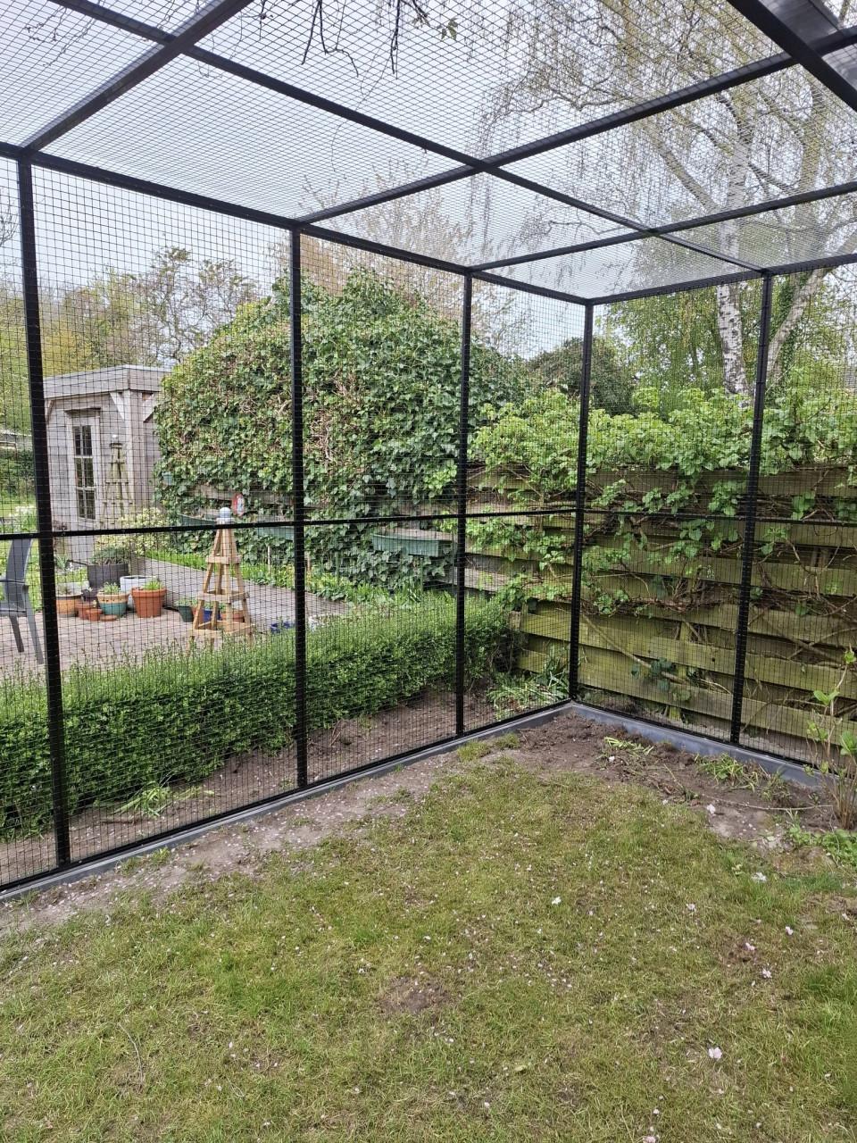 Aluminium kattenrennen/verblijven..........