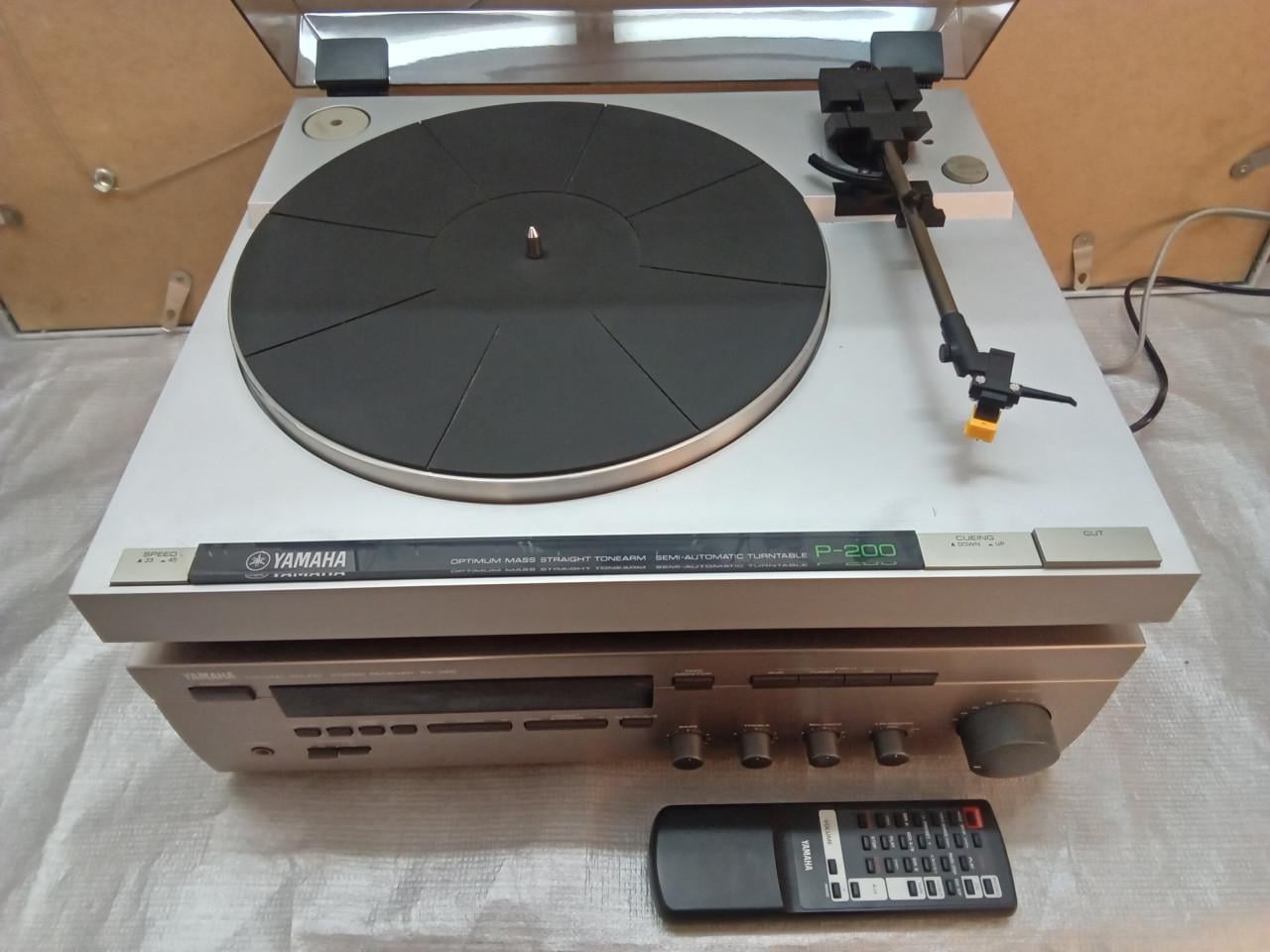 Yamaha Platenspeler & Receiver