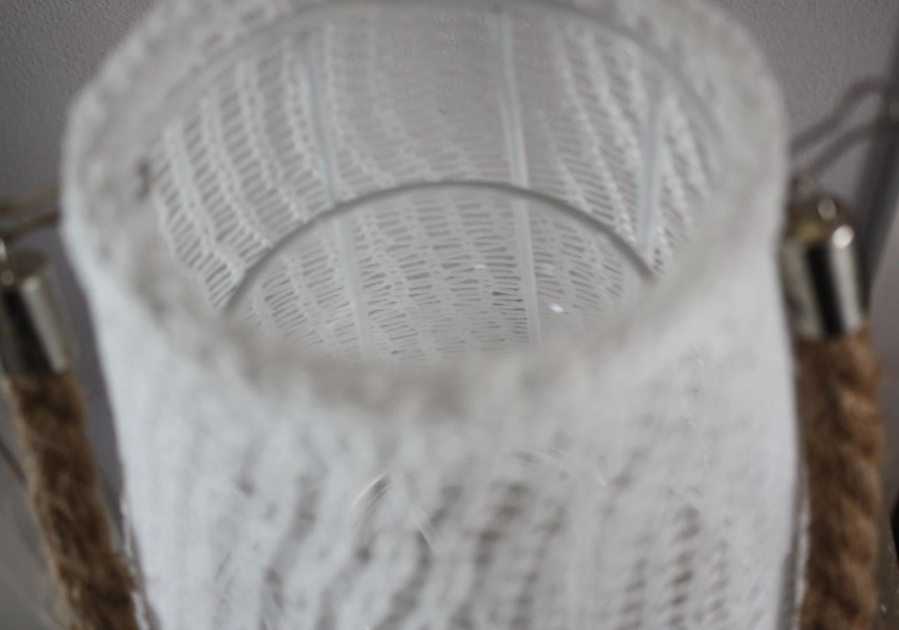 Wit theelicht houder