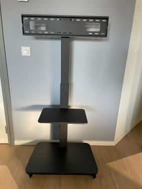 Allteq Monitorstandaard met Wielen | VESA 200/300/400/600