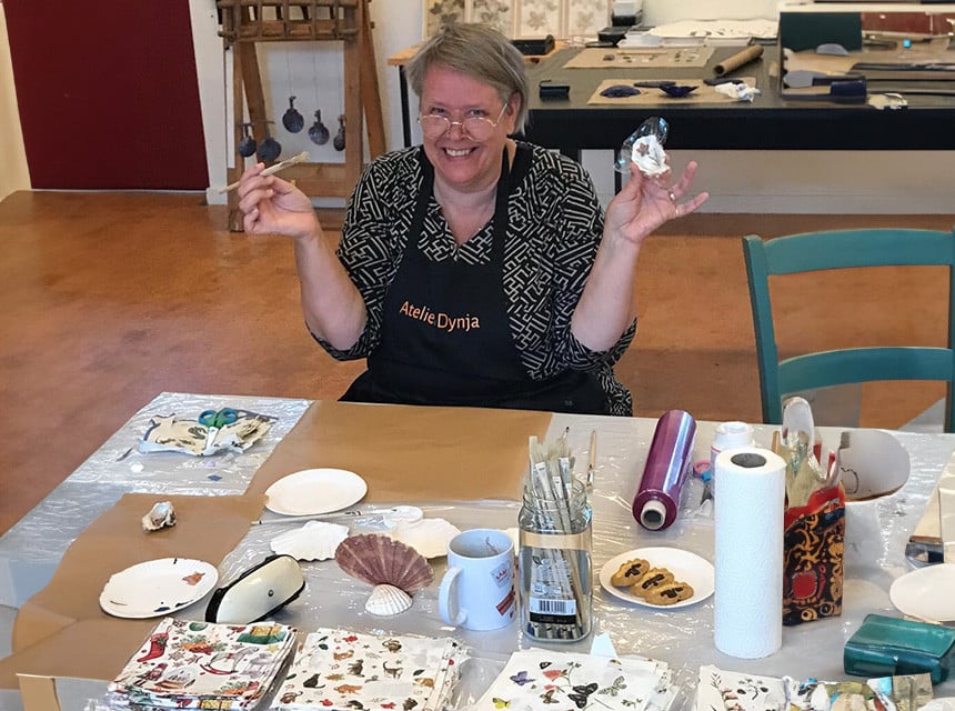 Workshop Decoupage op Sint-Jacobsschelpen 24 september 13.00 uur