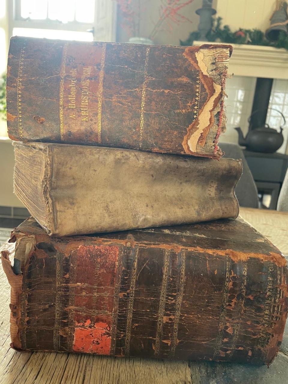 Antieke zeer oude theologische boeken