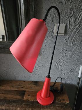 Vintage prachtige Bony Design Tafellamp Rood - Jaren '80