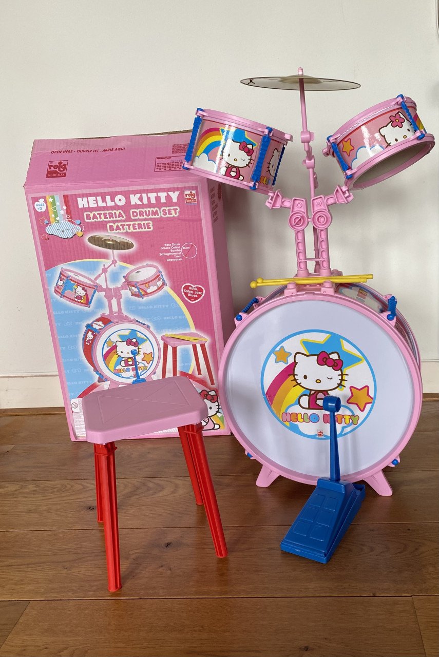 Hello Kitty drumstel