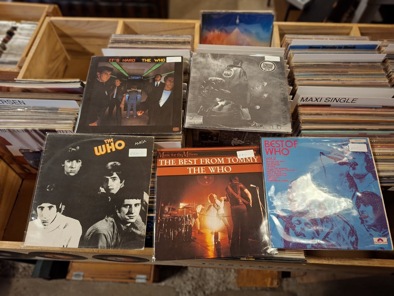 In en verkoop lps