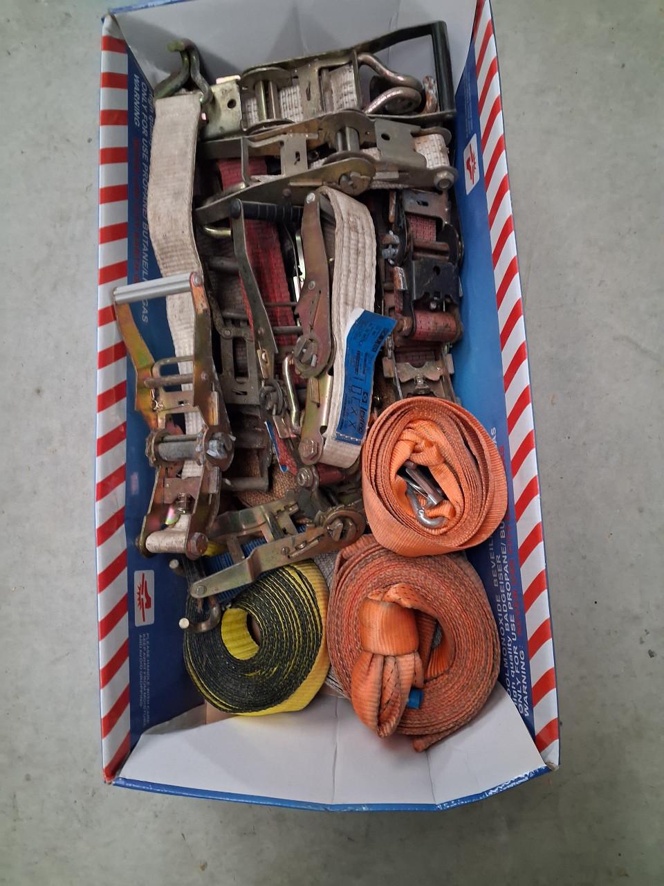 Ratels en spanbanden.