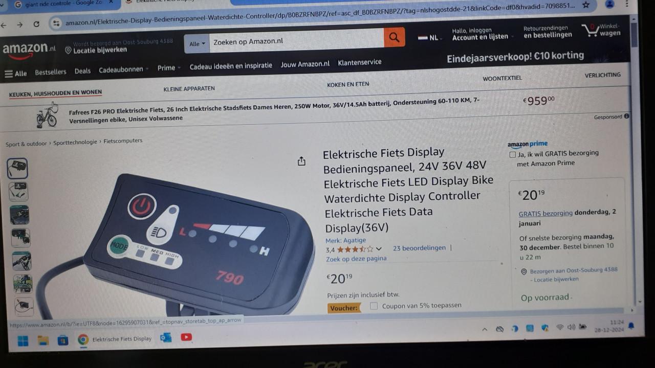 GEVRAAGD Elektrische -fiets GIANT -Twist mag met DEFECT