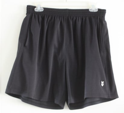 Zwarte sport broek met emblaam maat xxl