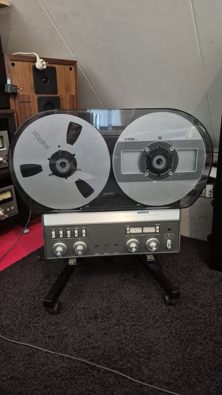 Revox a77 2-spoor, gereviseerd, incl. accessoires!