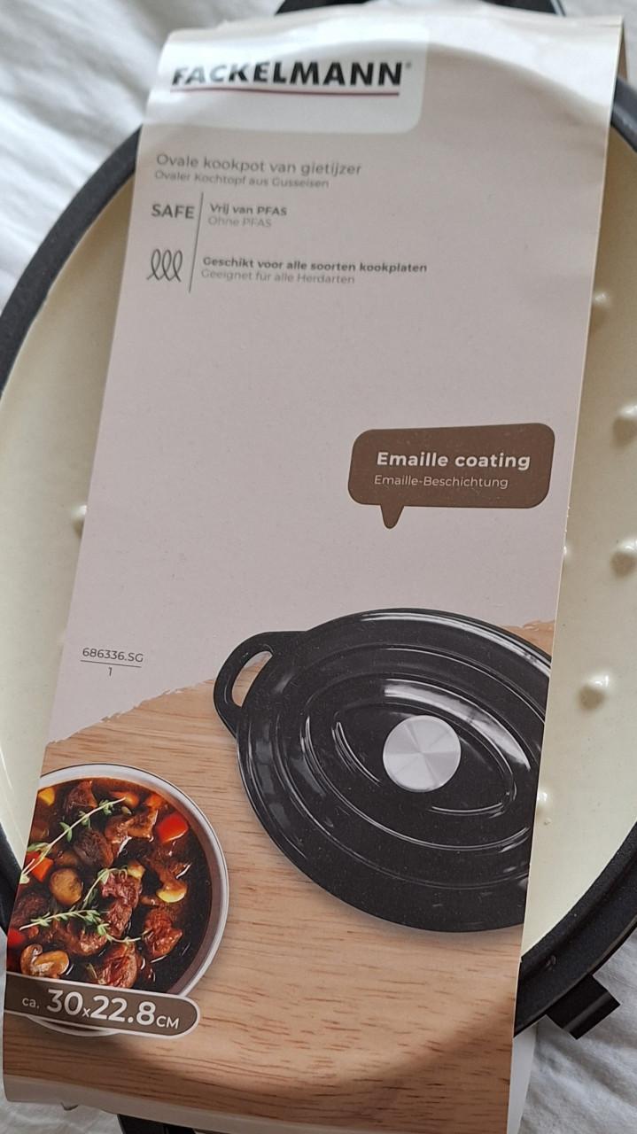 Nieuwe Fackelmann ovale kookpan