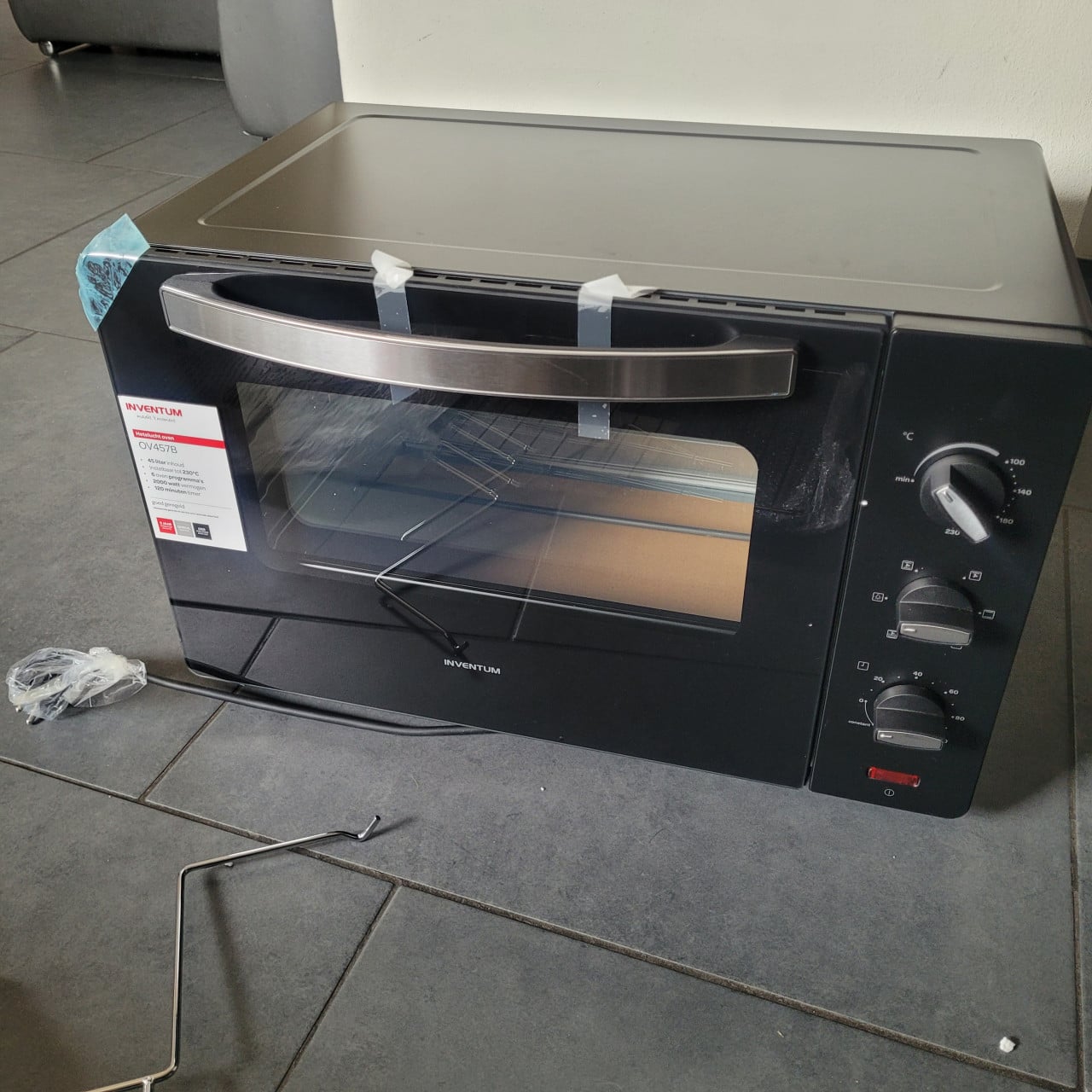 Nieuwe vrijstaande bakoven inventum