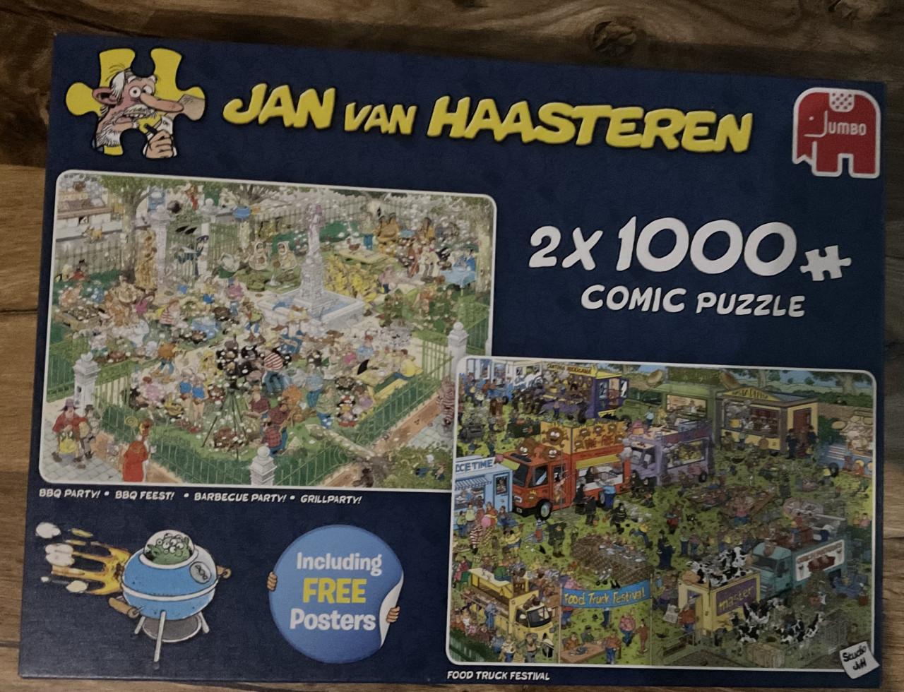 Puzzel Jan van Haasteren 2 x 1000
