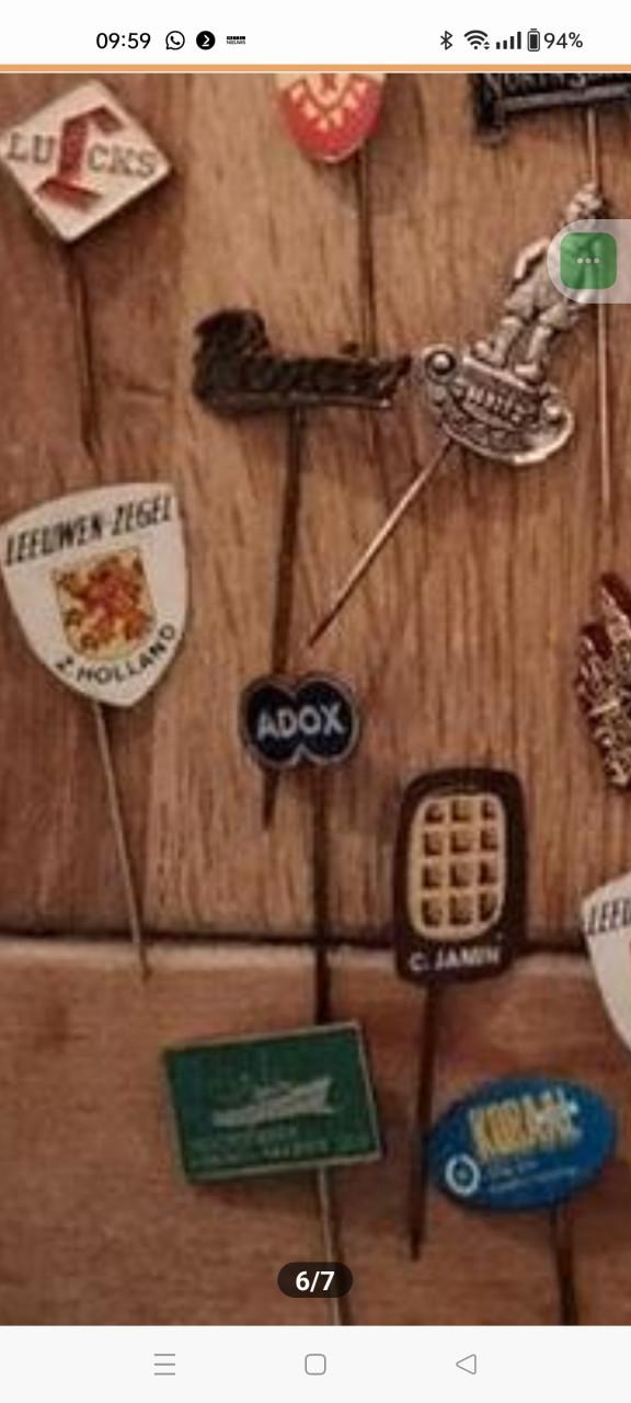 Verzameling speldjes