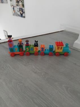 Treintje duplo met cijfers