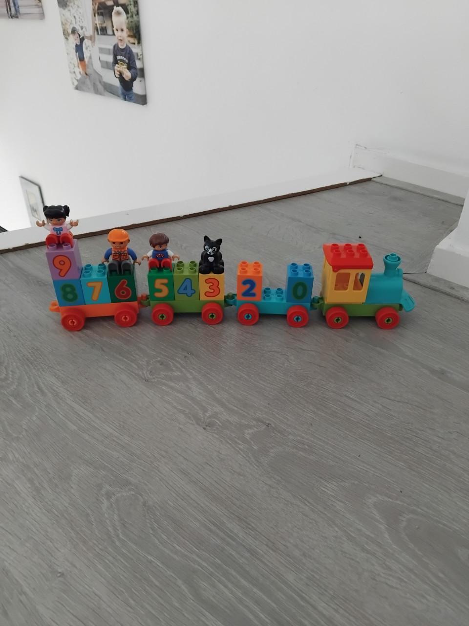 Treintje duplo met cijfers