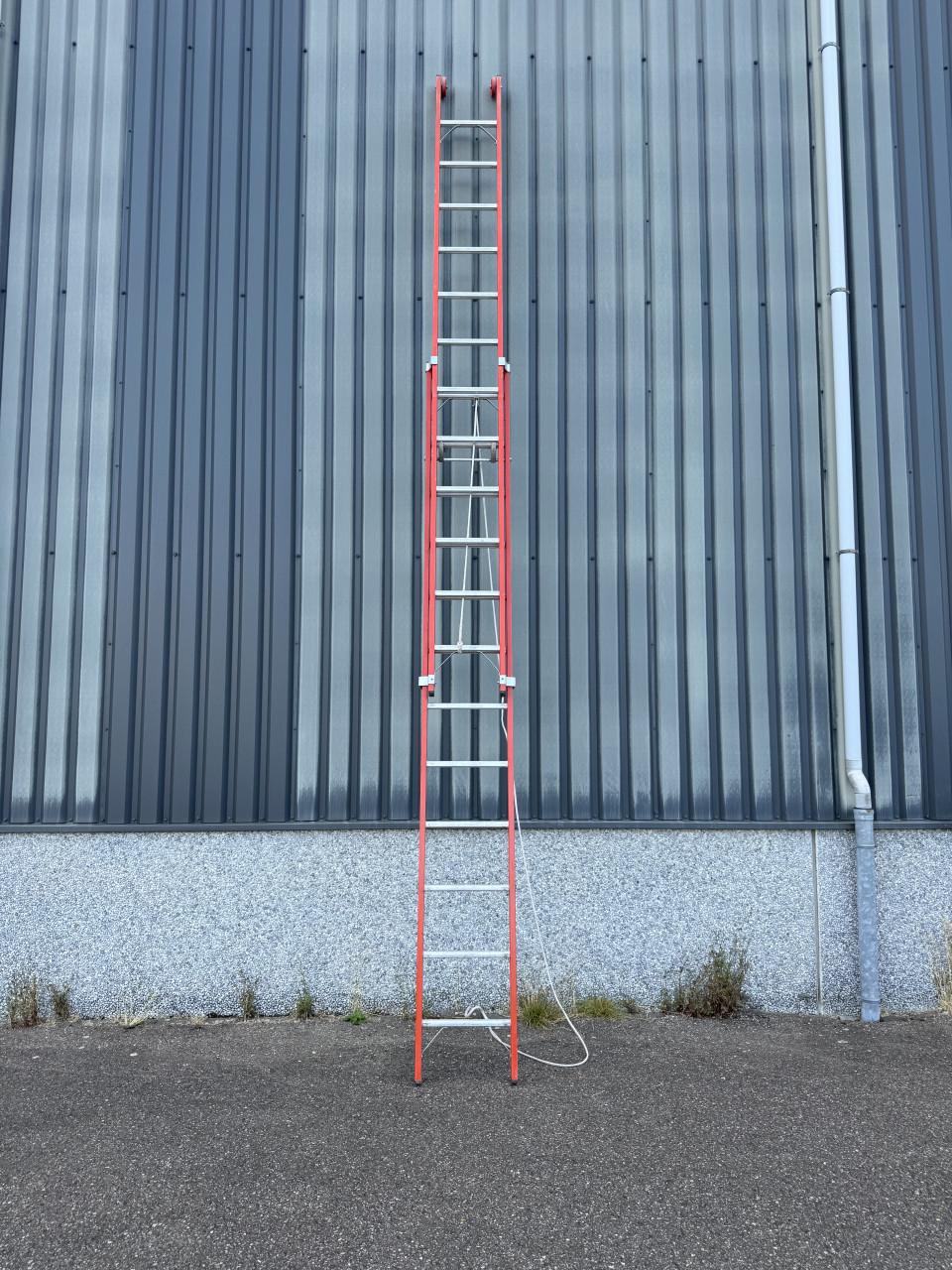 Ladder 2x10 sport kunststof NIEUW