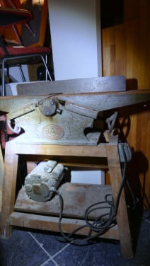 Schaafbank MAB HOLLAND, vlakbank; 60's, werkend, 220V. Restauratie object.!