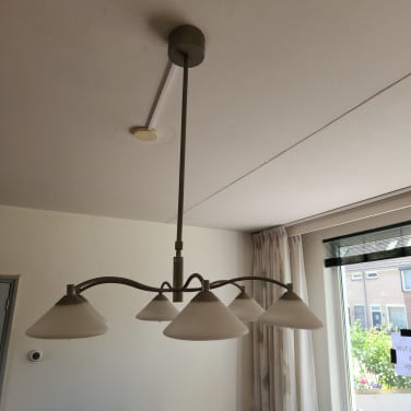 Woonkamer hangamp met 6 armen