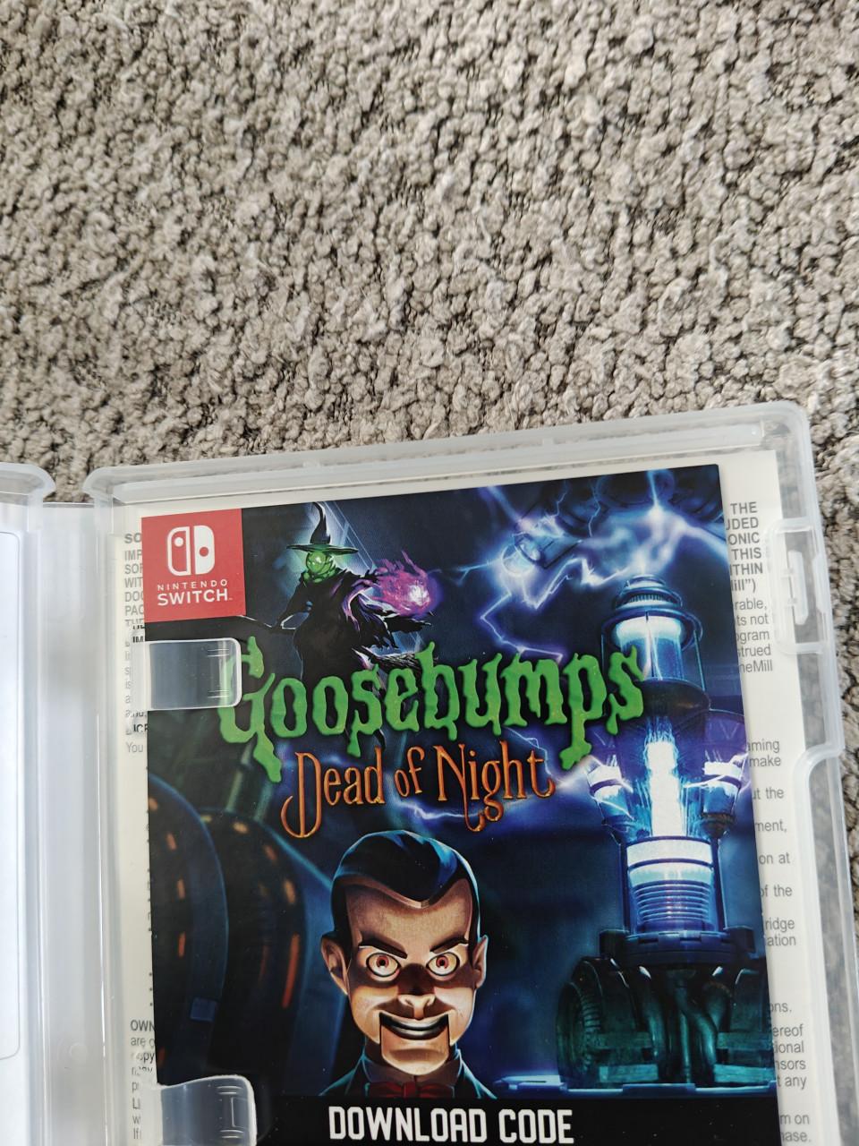 Nintendo Switch spel goosebumps