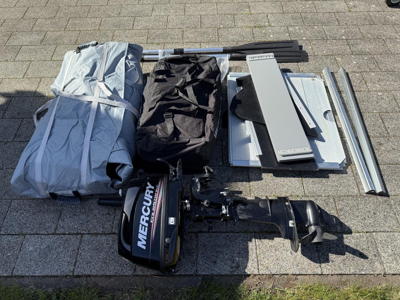 Quicksilver Sport 300 met Mercury 6PK buitenboormotor en veel extra's