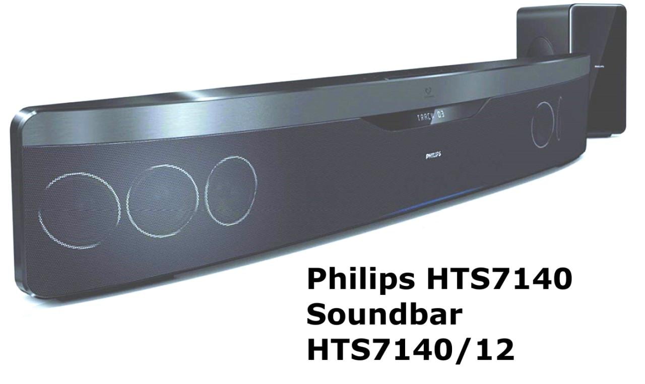 Philips HTS7140 Soundbar - Lees tekst
