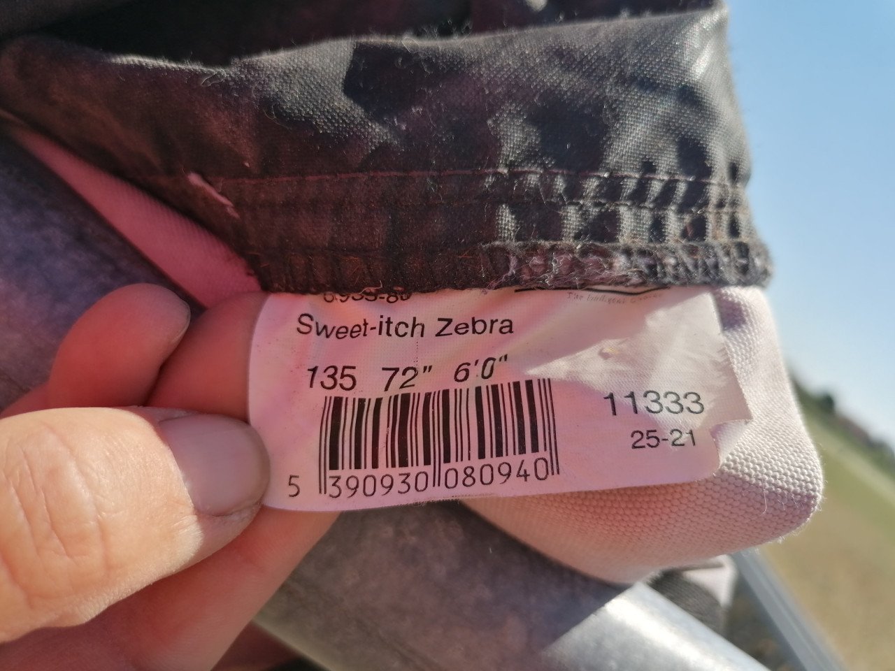 Bucas sweet itch deken