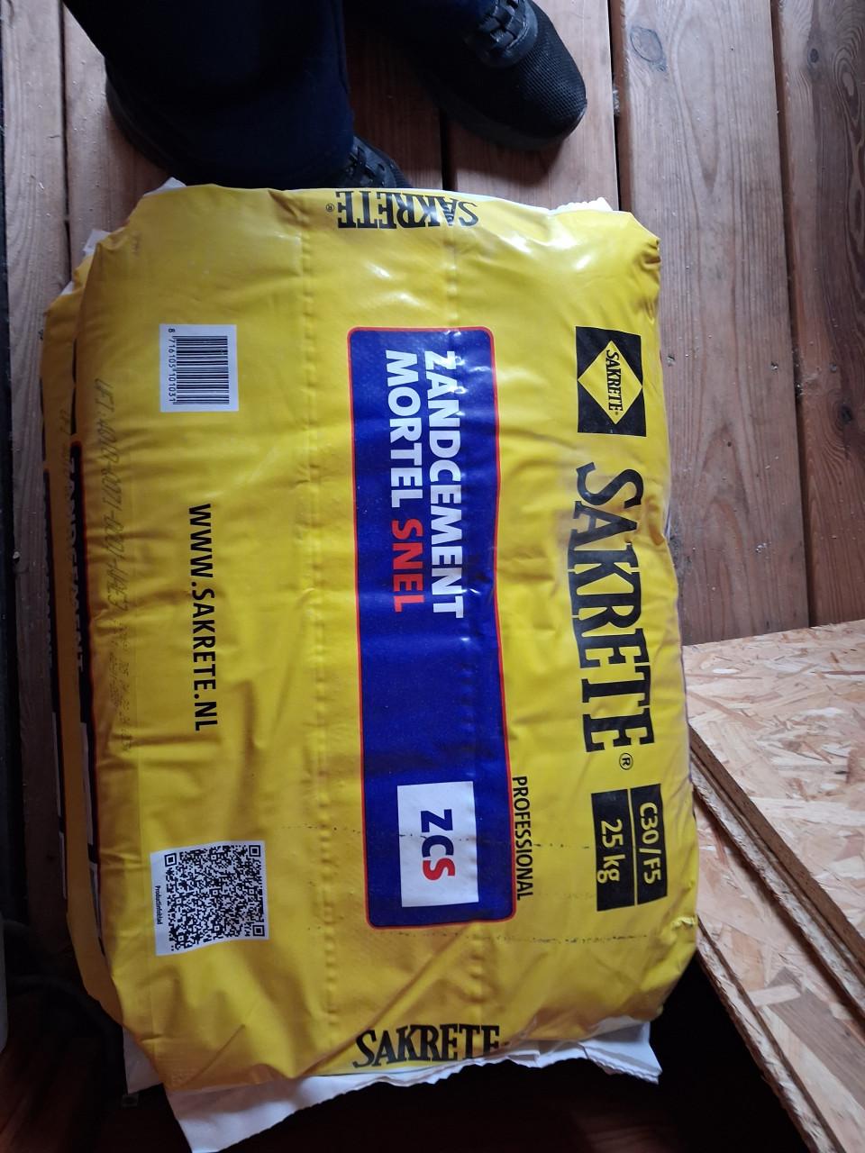 Sankrete zandcement snel