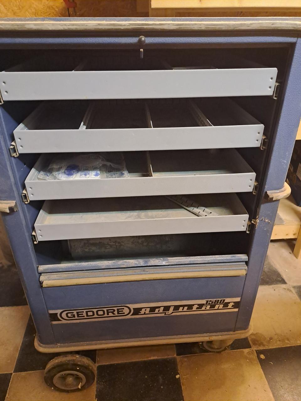Gereedschapskar Gedore Atjutant 1580