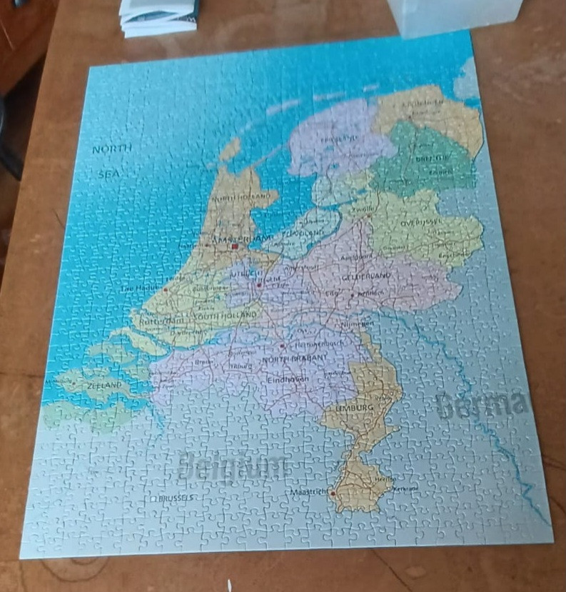 Puzzel Kaart van Nederland