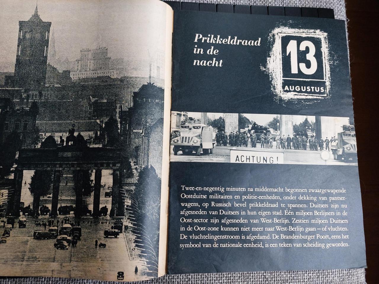 Oud magazine ontstaan Berlijnse muur