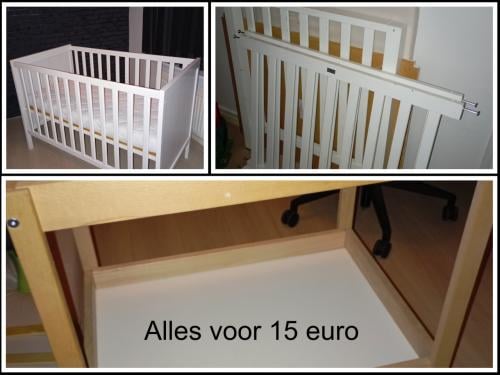 Baby ledikant, Box en Verschoontafel