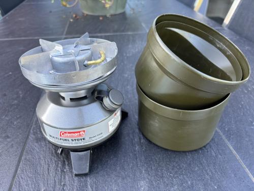 Coleman Stove 550B kooktoestel, multi fuel brander incl. case. Nieuw!!