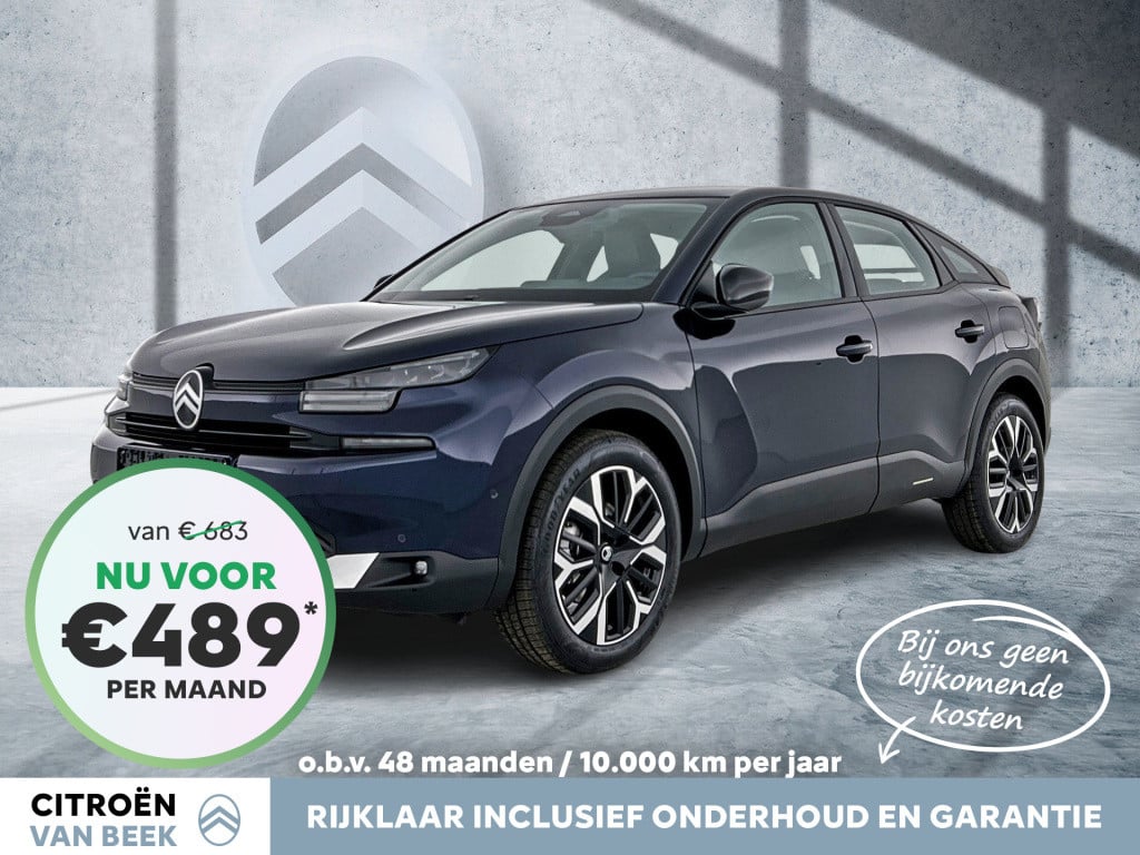 Citroen C4 hybrid 136pk automaat business private lease € 489,- pm - 48mnd 