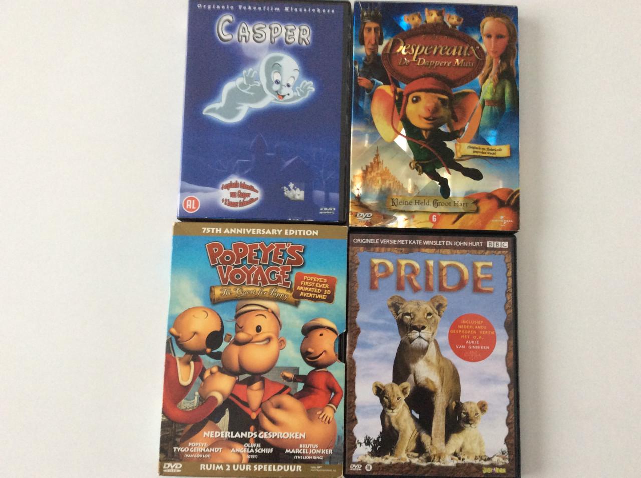 Veel verschillende DVD’s.