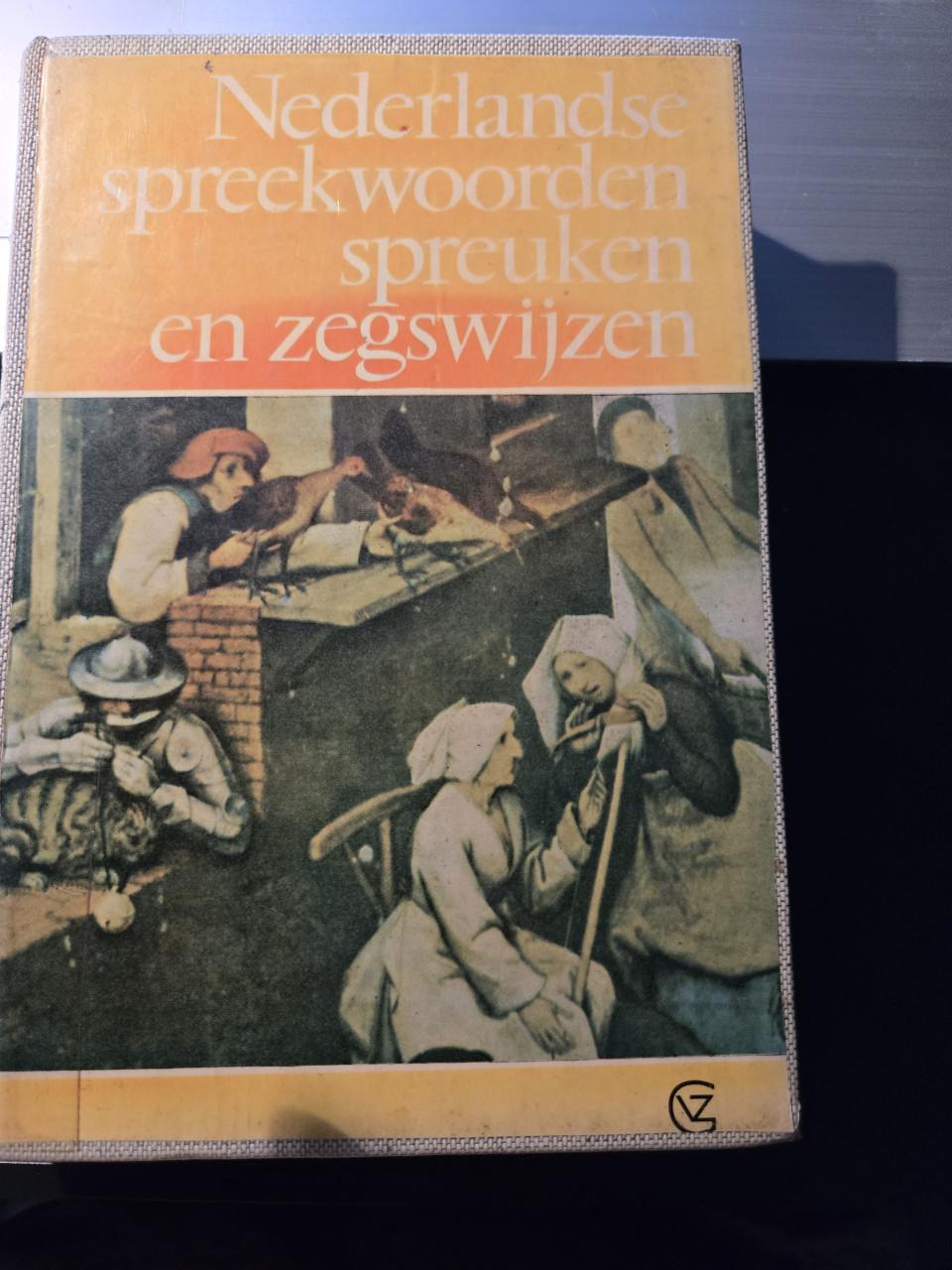 Het boek "Nederlandse spreekwoorden, spreuken en zegswijzen" 6e druk 1962