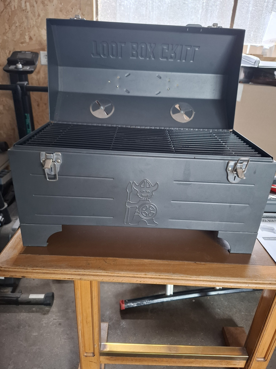 Draagbare Toolbox grill prov