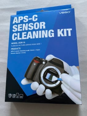 Camera sensor cleaning kit