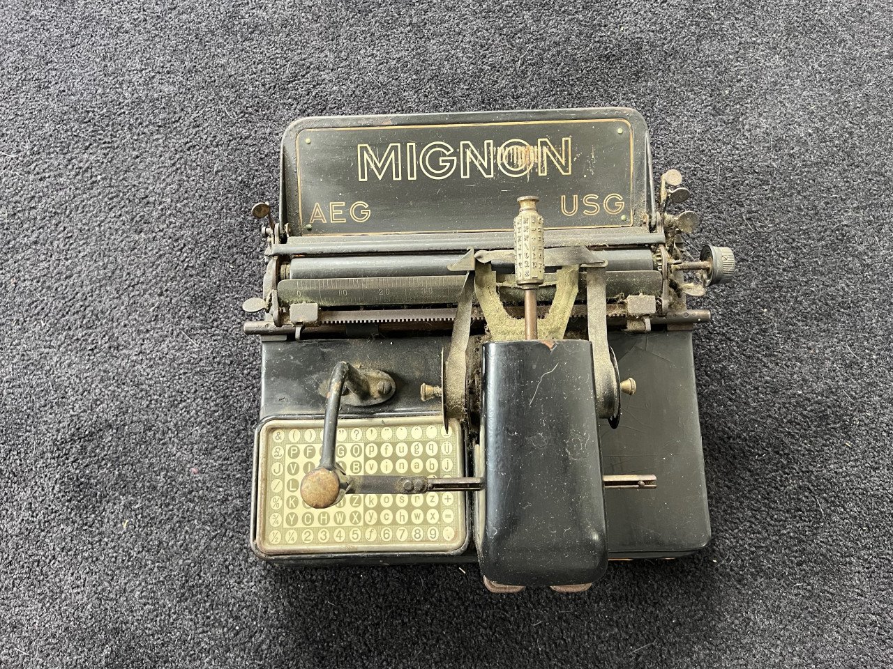 Antieke schrijfmachine