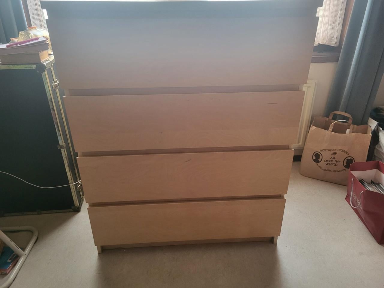 Ikea ladenkast Malm 4 laden