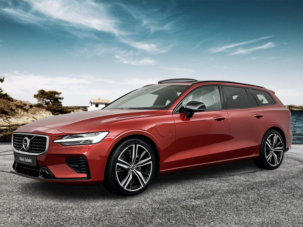 Volvo V60 t8 390pk recharge r-design| pano| 360camera| hud| adap.cruise