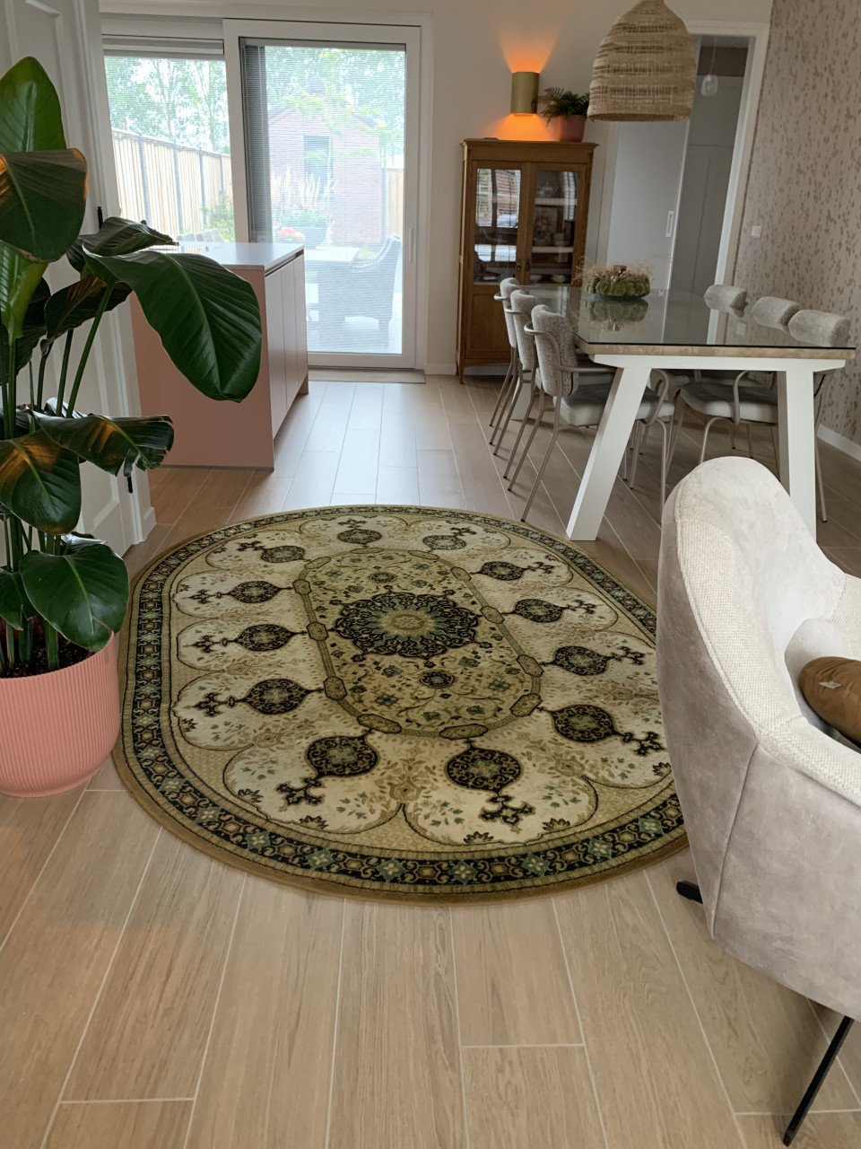 💐Super Leuk Sfeervol Ovale Vintage Vloerkleed💐