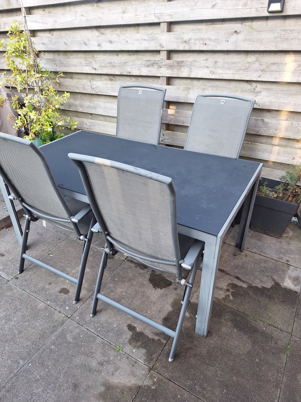 Le Sud tuinstoelen + tafel